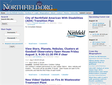 Tablet Screenshot of northfield.org